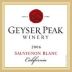 Geyser Peak Sauvignon Blanc 2006 Front Label