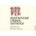 Matanzas Creek Syrah 2004 Front Label