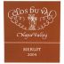 Clos du Val Merlot 2004 Front Label