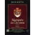 Marques de Caceres Rioja Reserva 2001 Front Label
