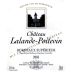 Chateau Lalande-Poitevin 2005 Front Label