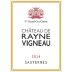 Chateau Rayne Vigneau 2014 Front Label