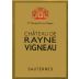 Chateau Rayne Vigneau 2010 Front Label