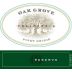 Oak Grove Family Reserve Pinot Grigio 2016 Front Label