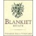 Blankiet Estate Paradise Hills Merlot 2003 Front Label