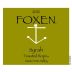 Foxen Toasted Rope Syrah 2012 Front Label
