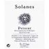 Cims de Porrera Solanes Priorat 2003 Front Label