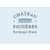 Chateau Faugeres Blanc 2011 Front Label