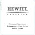 Hewitt Vineyard Cabernet Sauvignon 2004 Front Label