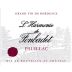 Chateau Fonbadet L'Harmonie de Fonbadet 2009 Front Label