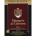Marques de Caceres Rioja Gran Reserva 2000 Front Label