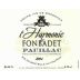 Chateau Fonbadet L'Harmonie de Fonbadet 2004 Front Label
