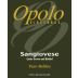 Opolo Paso Robles Sangiovese 2014 Front Label