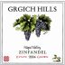 Grgich Hills Estate Zinfandel 2004 Front Label
