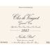 Nicolas Potel Clos Vougeot 2005 Front Label