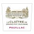 Chateau Grand-Puy-Ducasse Le Cloitre de Grand-Puy Ducasse 2010 Front Label