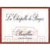 Chateau Haut-Bages Liberal La Chapelle de Bages 2011 Front Label