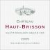 Chateau Haut-Brisson 2005 Front Label