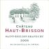 Chateau Haut-Brisson 2009 Front Label