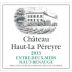 Chateau Haut-La Pereyre 2013 Front Label