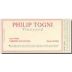 Philip Togni Cabernet Sauvignon 2003 Front Label