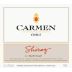 Carmen Shiraz 2003 Front Label