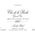 Nicolas Potel Clos de la Roche 2003 Front Label