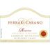 Ferrari-Carano Reserve Cabernet Sauvignon 2010 Front Label