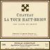 Chateau La Mission Haut-Brion Chateau La Tour Haut-Brion 2002 Front Label