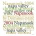 Dominus Napanook Vineyard 2004 Front Label