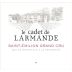 Chateau Larmande Le Cadet de Larmande 2012 Front Label