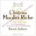 Chateau Moulin Riche 2010 Front Label