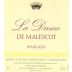Chateau Malescot St. Exupery La Dame de Malescot 2010 Front Label