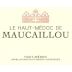 Chateau Maucaillou Le Haut-Medoc de Maucaillou 2013 Front Label