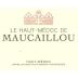 Chateau Maucaillou Le Haut-Medoc de Maucaillou 2009 Front Label