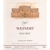Weinert Malbec 2003 Front Label