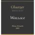 Glaetzer Wallace Shiraz-Grenache 2005 Front Label