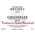 Domaine Brusset Gigondas Le Grand Montmirail 2005 Front Label