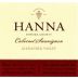 Hanna Cabernet Sauvignon 2004 Front Label