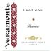 Veramonte Pinot Noir 2005 Front Label