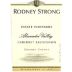 Rodney Strong Alexander Valley Estate Cabernet Sauvignon 2004 Front Label