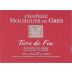 Chateau Mourgues de Gres Collard Terre de Feu 2011 Front Label