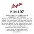 Penfolds Bin 407 Cabernet Sauvignon 2005 Front Label