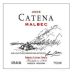 Catena Malbec 2006 Front Label