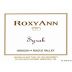 RoxyAnn Syrah 2005 Front Label