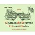 Chateau St. Georges St. Emilion 2009 Front Label