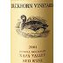 Duckhorn Howell Mountain Red Wine 2003 Front Label