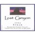 Lost Canyon Winery Trenton Station Vineyard Syrah 2003 Front Label