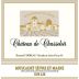 Chateau de Chasseloir Muscadet Sevre et Maine Sur Lie 2012 Front Label
