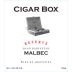 Cigar Box Reserve Malbec 2012 Front Label